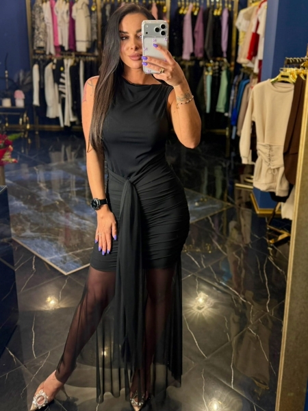 SUKIENKA PAULA CZARNA