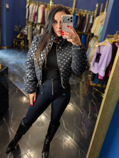 KURTKA BLACK SILVER