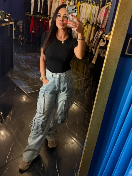 SPODNIE BOJÓWKI JEANS 
